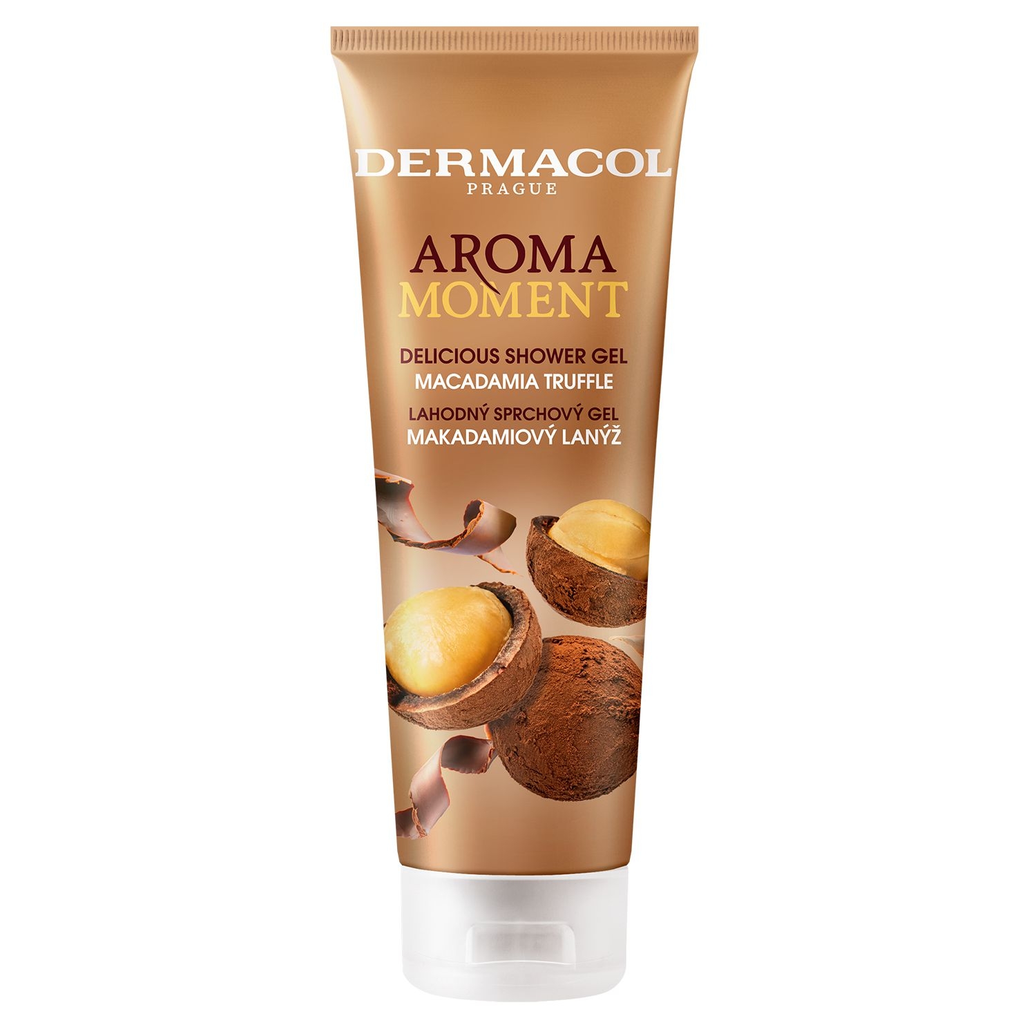 Drogerie a kosmetika - Dermacol Aroma Moment Lahodný sprchový gel makadamiový lanýž 250 ml