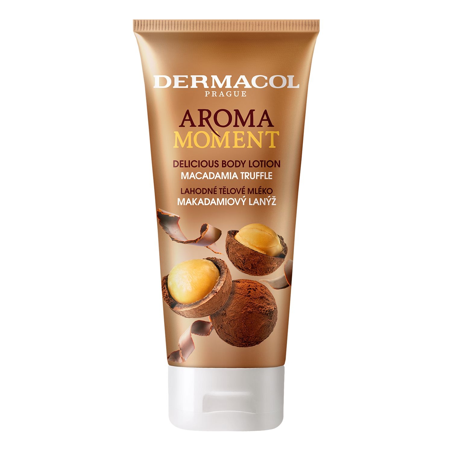 Drogerie a kosmetika - Dermacol Aroma Moment tělové mléko Makadamiový lanýž 200 ml