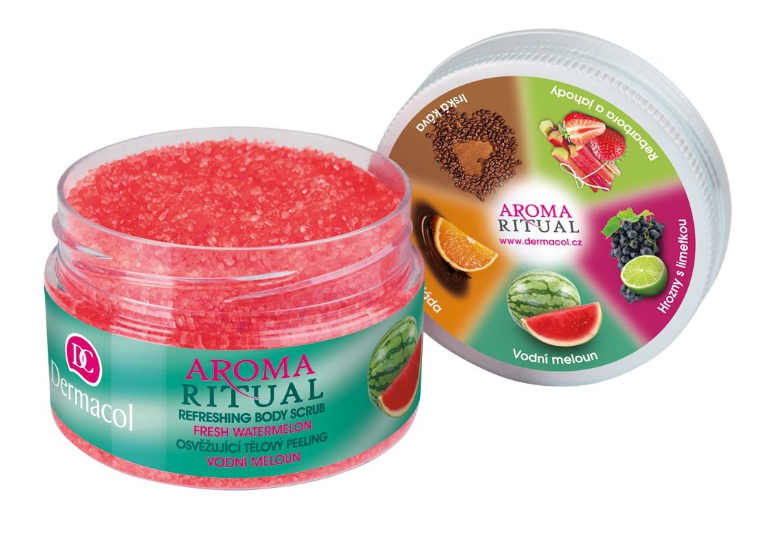 Drogerie a kosmetika - Dermacol Aroma osvěžující tělový peeling vodní meloun 200 g