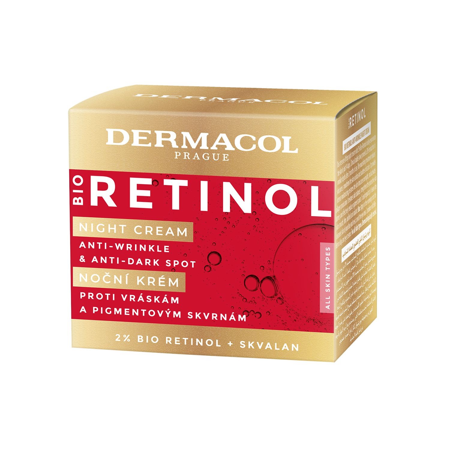 Drogerie a kosmetika - Dermacol Bio Retinol noční krém 50 ml