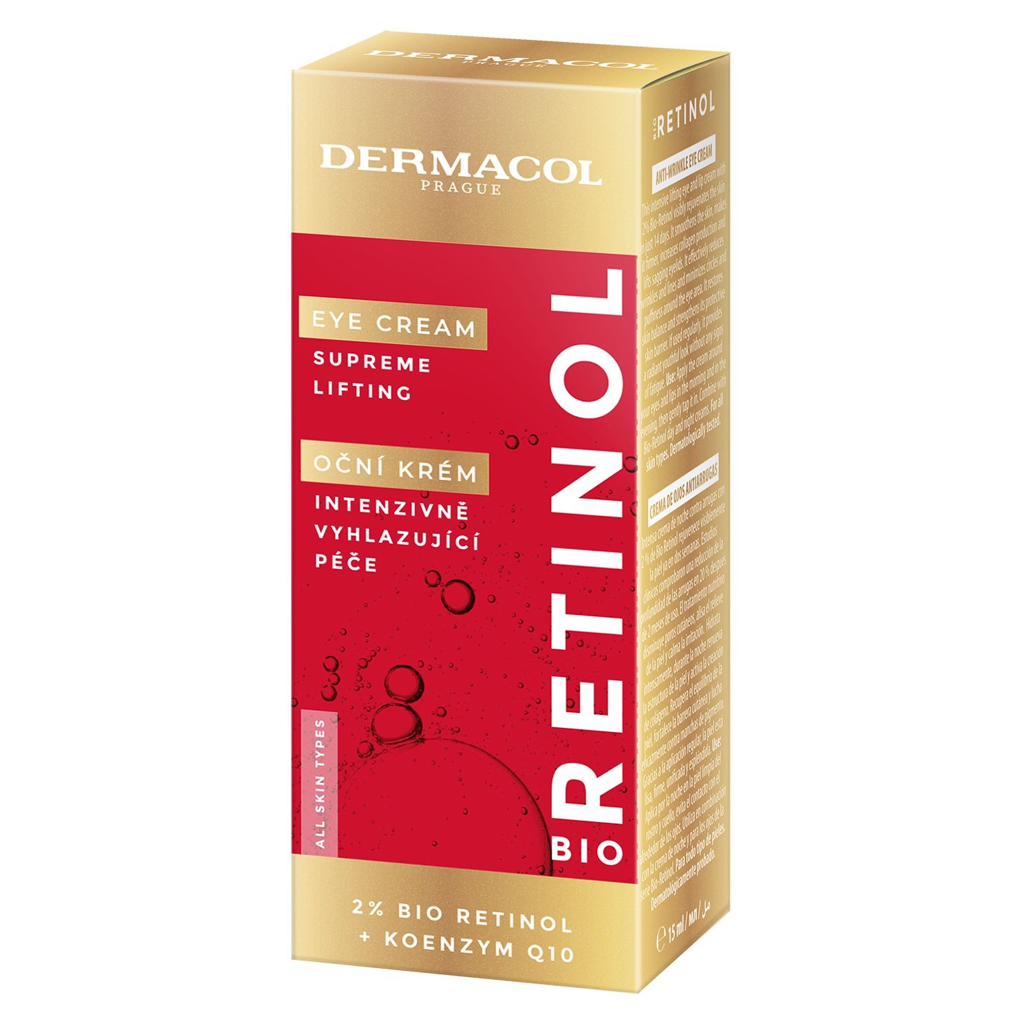Drogerie a kosmetika - Dermacol Bio Retinol oční krém 15 ml