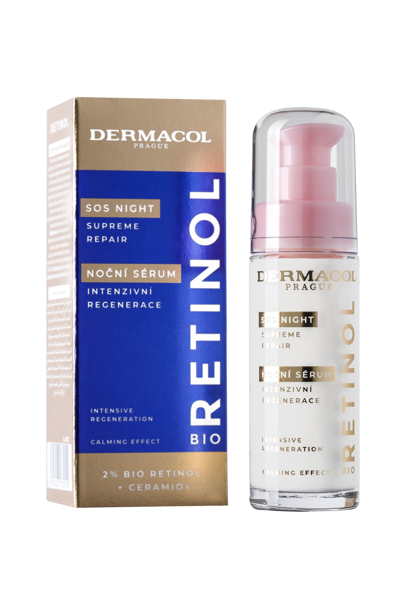 Drogerie a kosmetika - Dermacol Bio Retinol regenerační noční sérum 30 ml