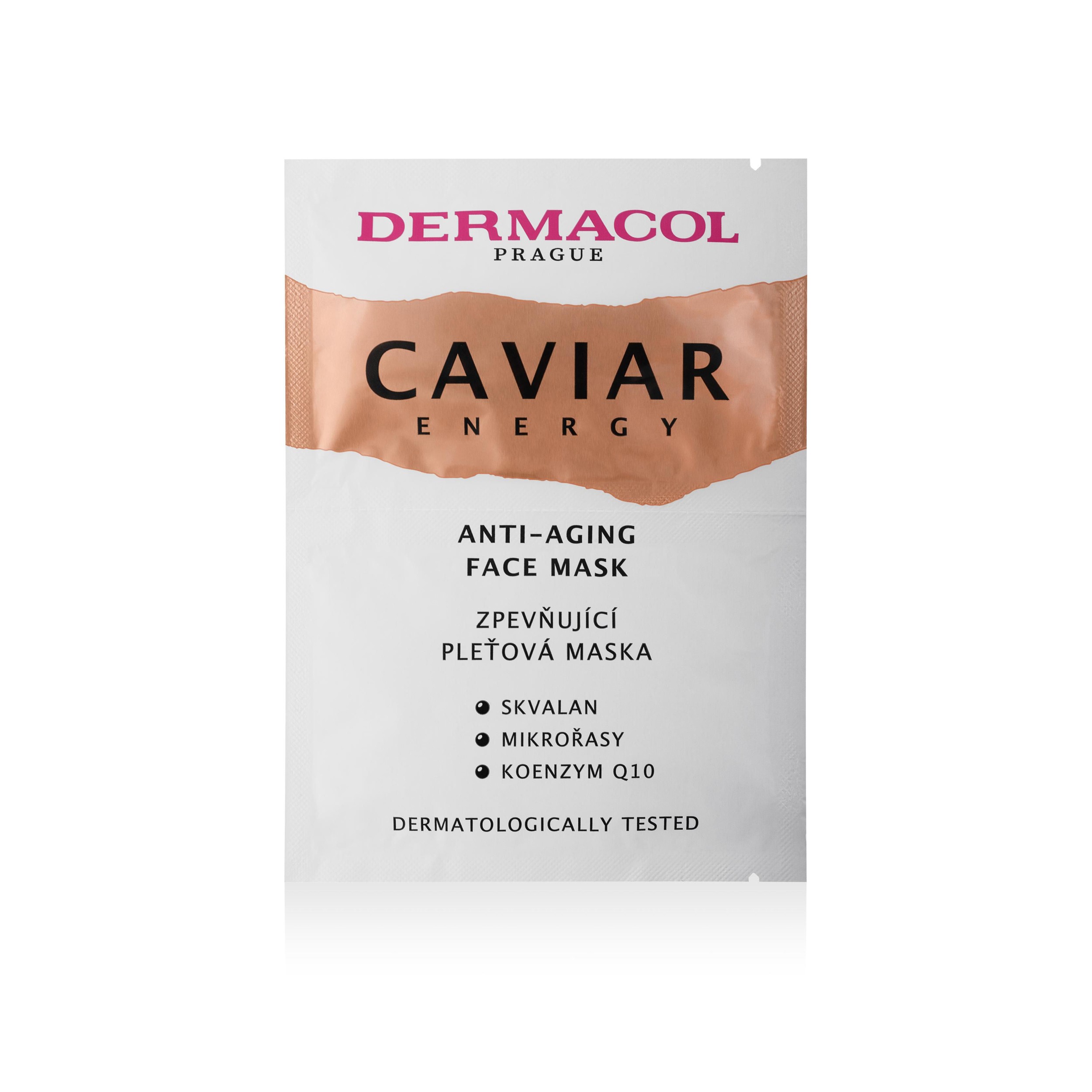 Drogerie a kosmetika - Dermacol Caviar energy pleťová maska 2x8ml
