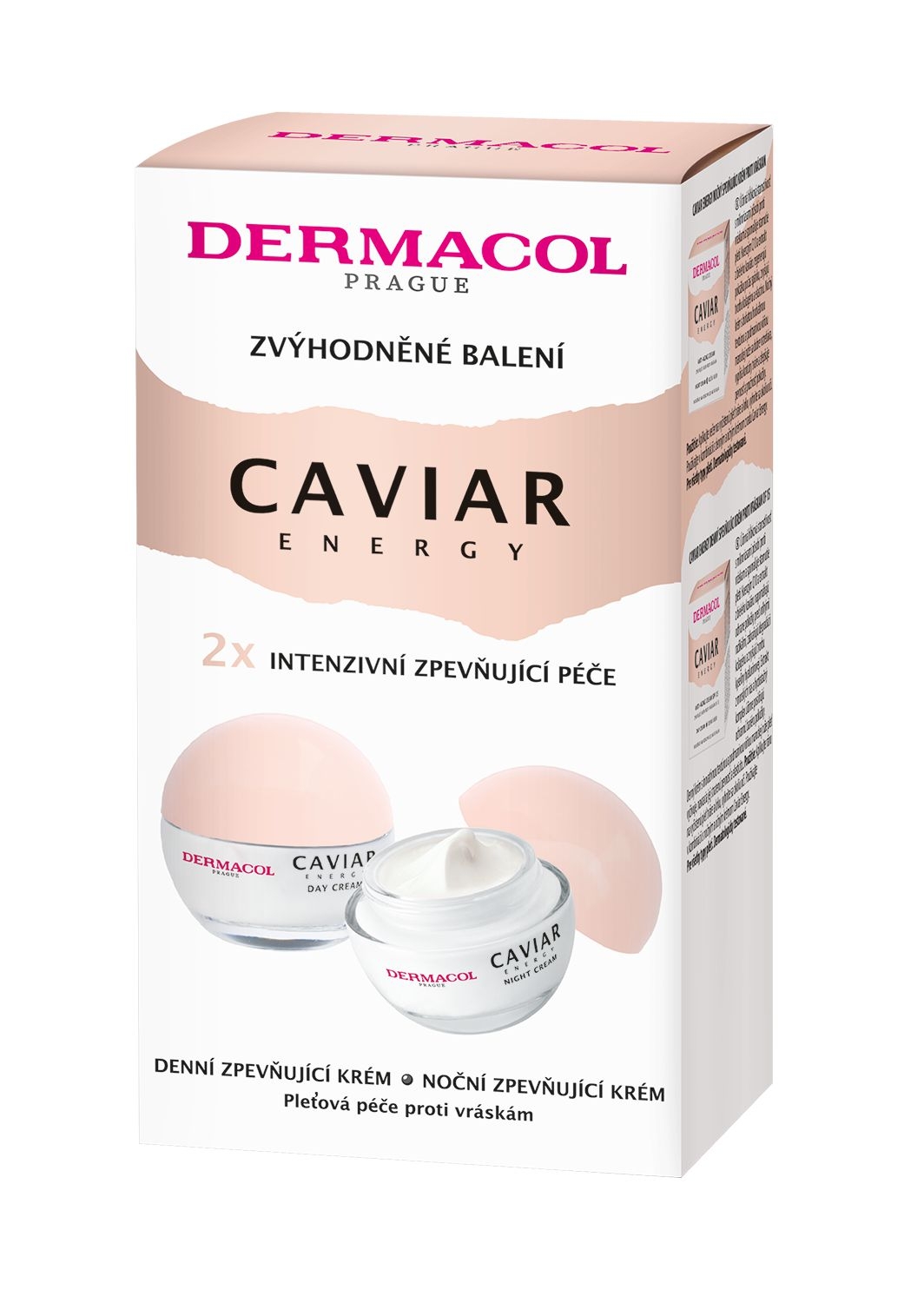 Drogerie a kosmetika - Dermacol Duopack Caviar energy denní + noční krém 50ml+50ml