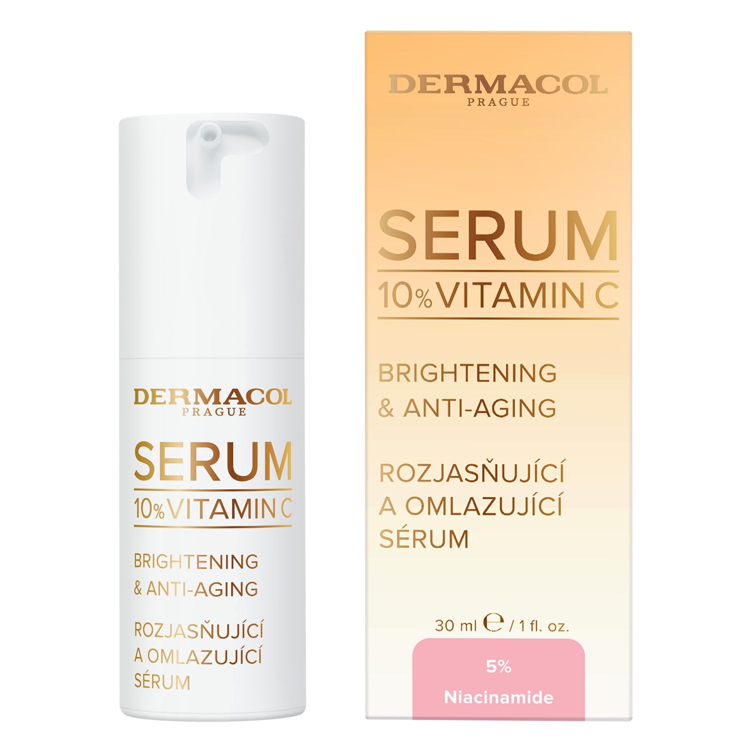Drogerie a kosmetika - Dermacol Intenzivní sérum s vitamínem C 30 ml