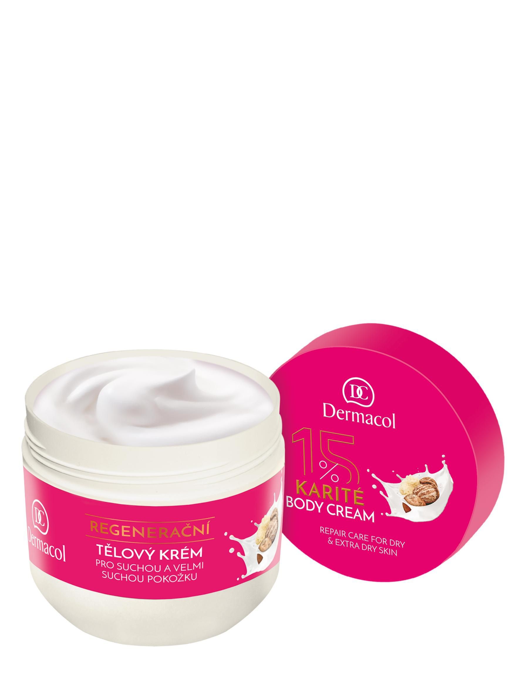 Drogerie a kosmetika - Dermacol Karité regenerační tělový krém 250 ml