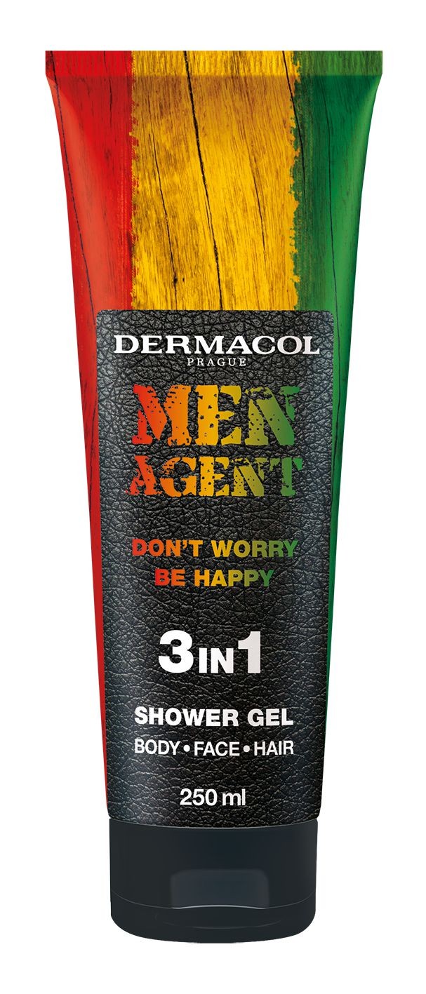 Drogerie a kosmetika - Dermacol Men Agent Sprchový gel Don´t worry be happy 250 ml