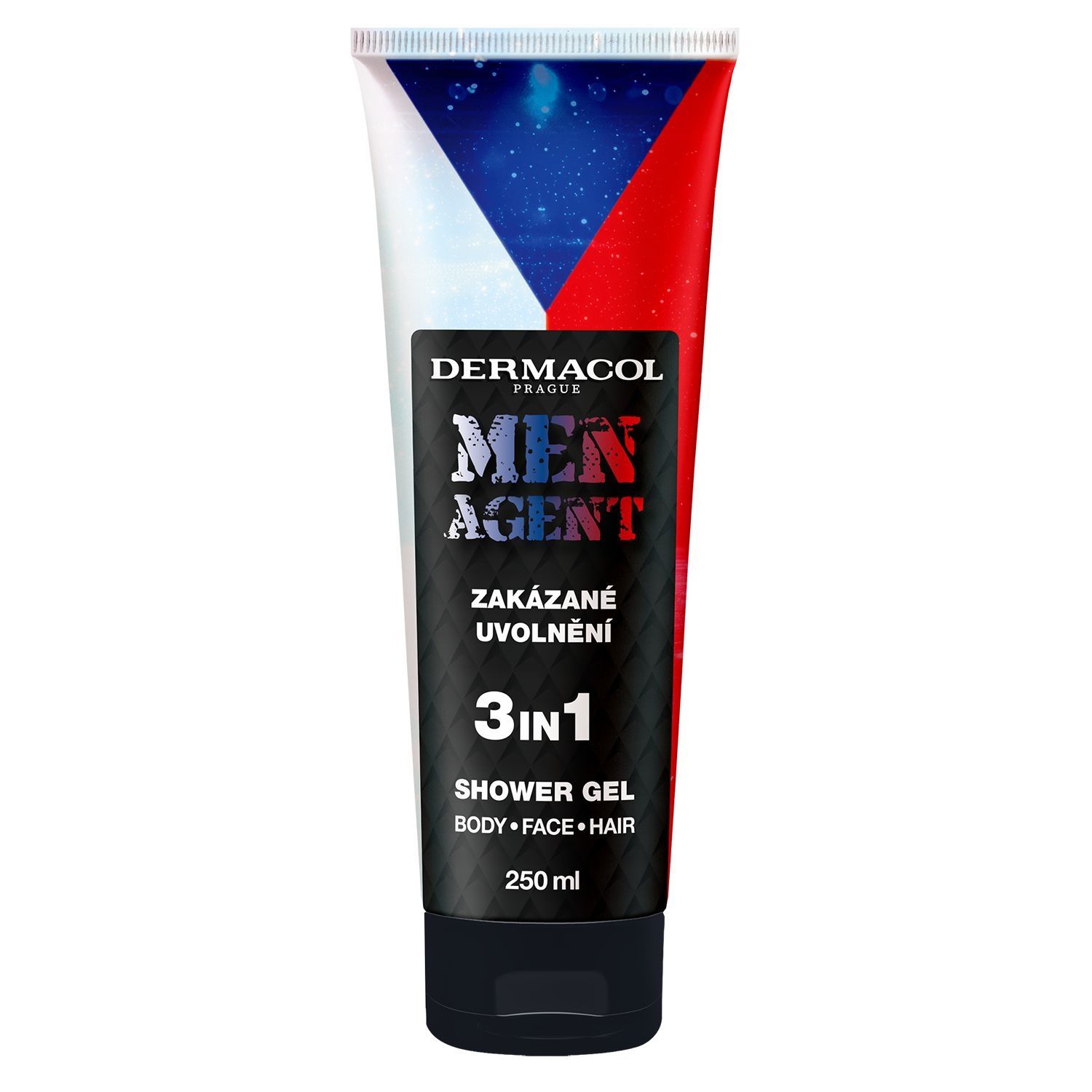 Drogerie a kosmetika - Dermacol Men Agent Zakázané uvolnění sprchový gel 3v1 250 ml