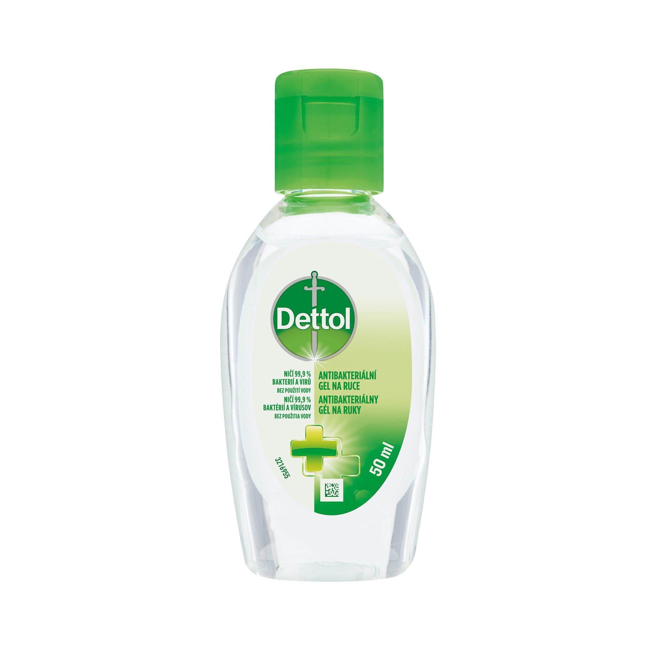 Drogerie a kosmetika - Dettol Antibakteriální gel na ruce 50ml