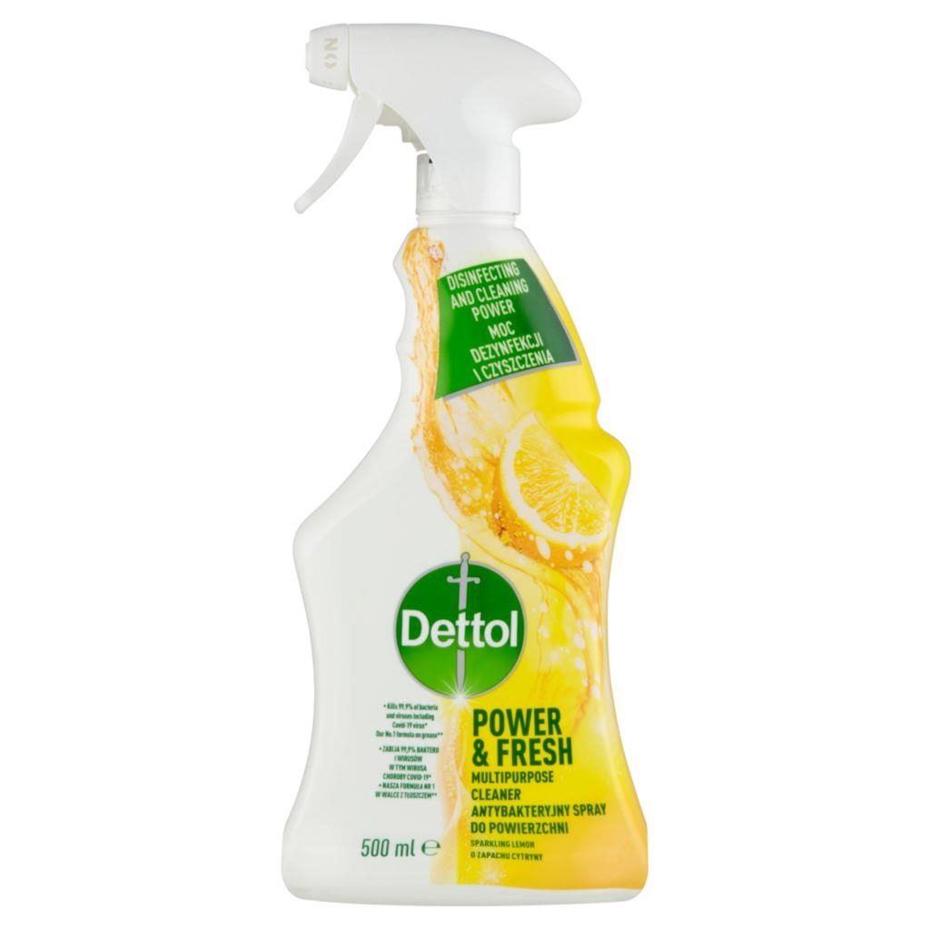 Drogerie a kosmetika - Dettol Antibakteriální sprej na povrchy Citron a Limeta 500ml