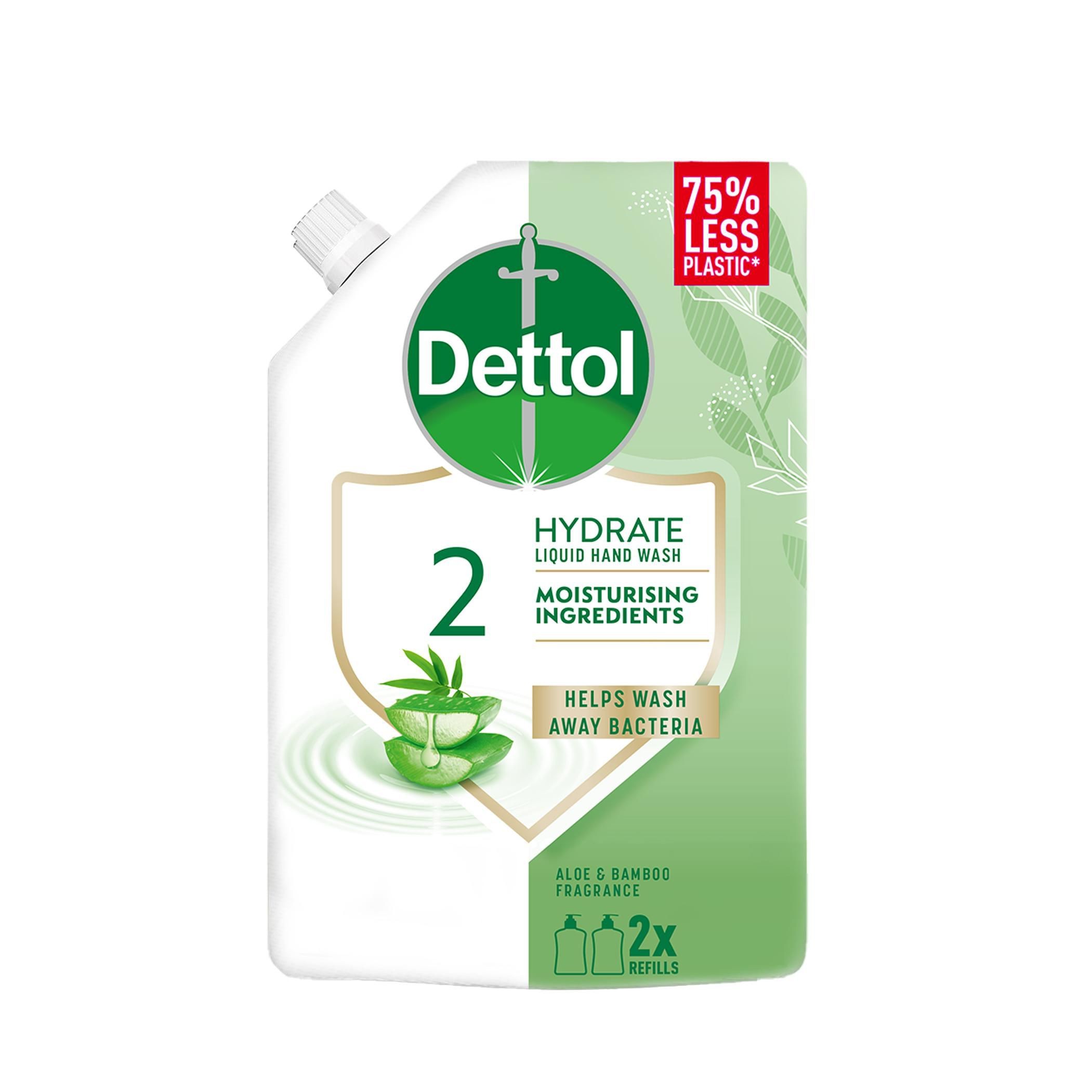 Drogerie a kosmetika - Dettol Tekuté mýdlo náhradní náplň Aloe Vera a vitamin E 500 ml