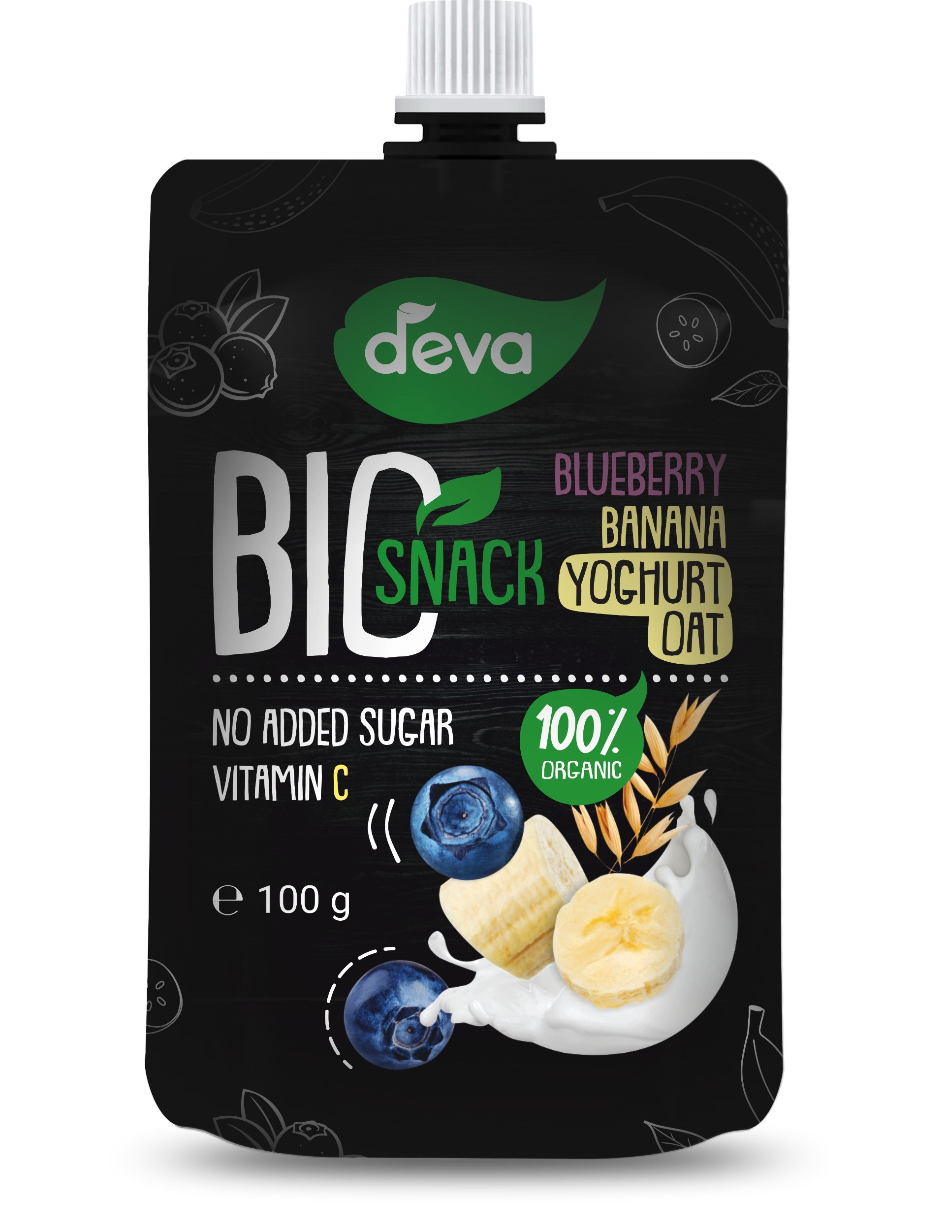 Zdravý svět - Deva BIO Borůvka banán jogurt oves 100g