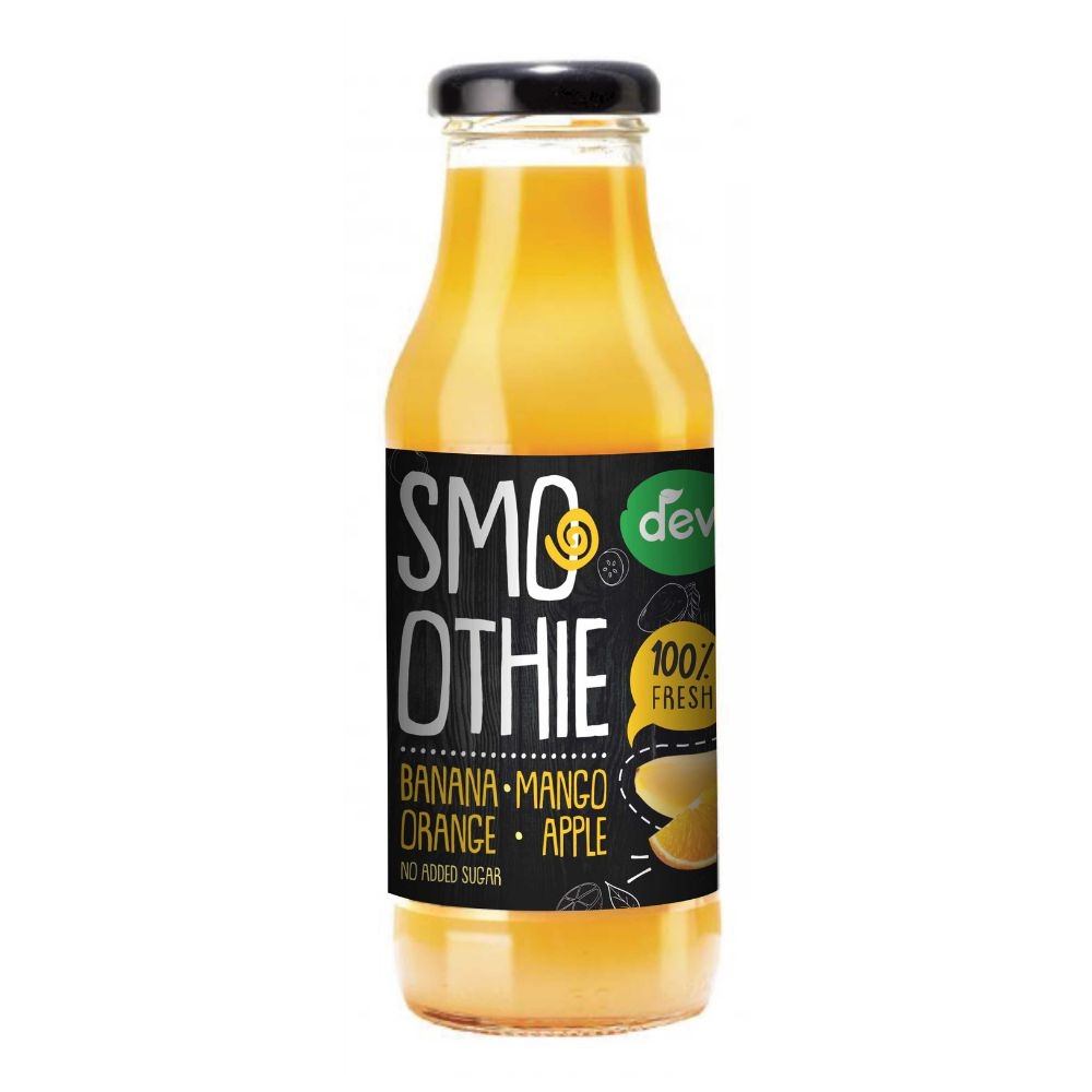 Nápoje - Deva Smoothie banán, mango, pomeranč, jablko 300ml