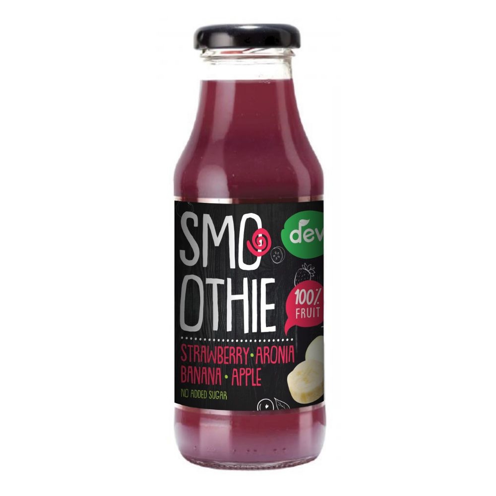 Nápoje - Deva Smoothie jahoda, arónie, banán, jablko 300ml