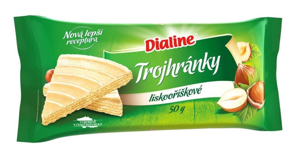 Zdravý svět - Dialine Trojhránky lískooříškové 50 g