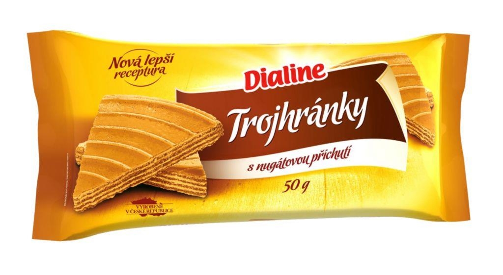 Zdravý svět - Dialine Trojhránky nugátové 50 g