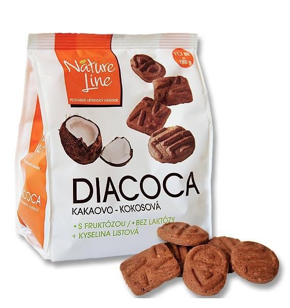 Dibeta COCA kakaovo-kokosové sušenky 180g-0
