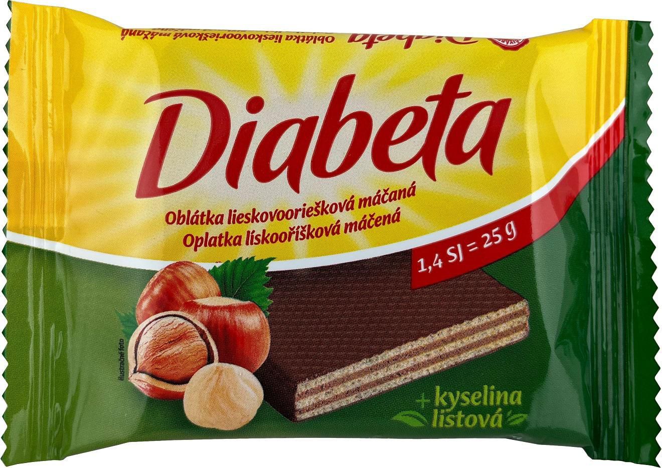 Zdravý svět - Dibeta oplatka oříšková máčená 25 g