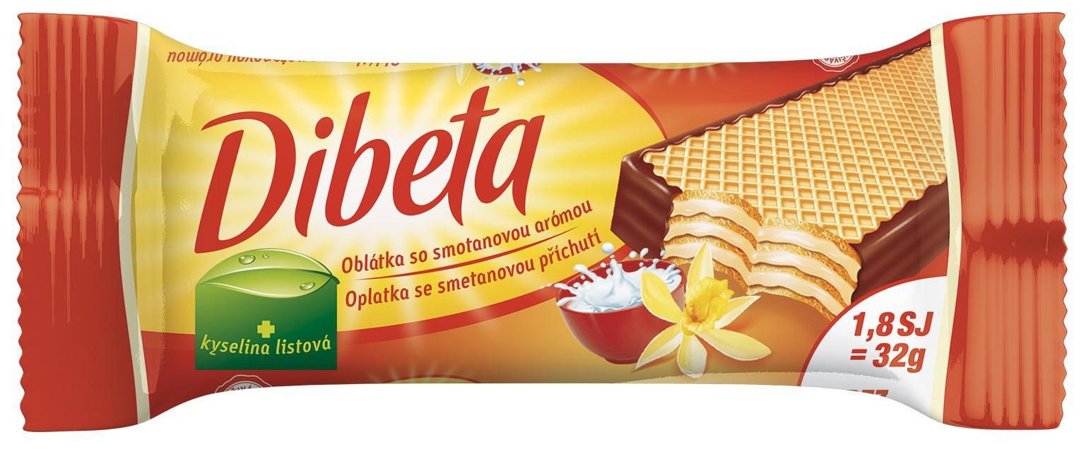 Zdravý svět - Dibeta Oplatka smetanová 32 g