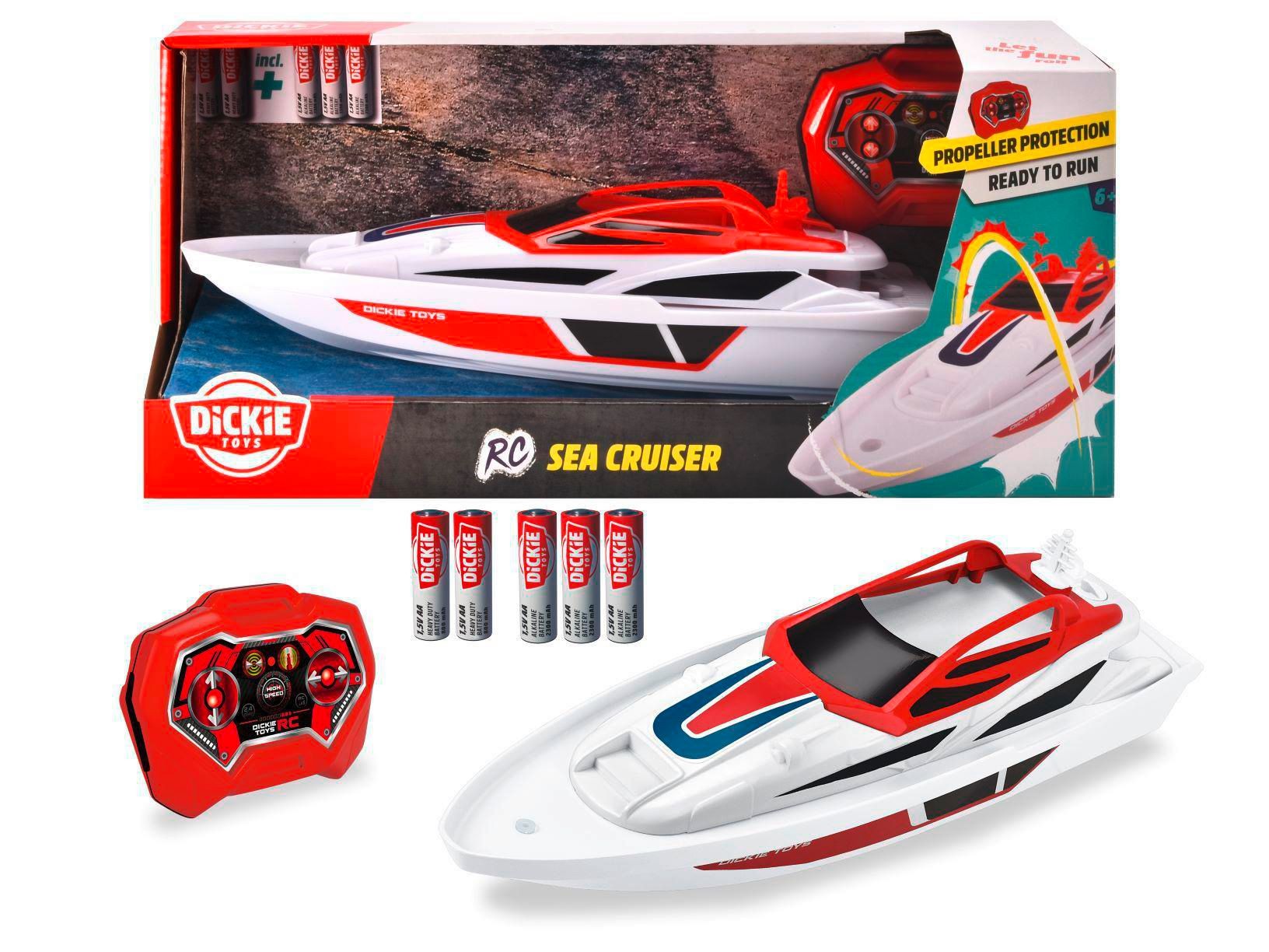 Svět dětí - Dickie RC loď Sea Cruiser 34 cm, 2 kanály