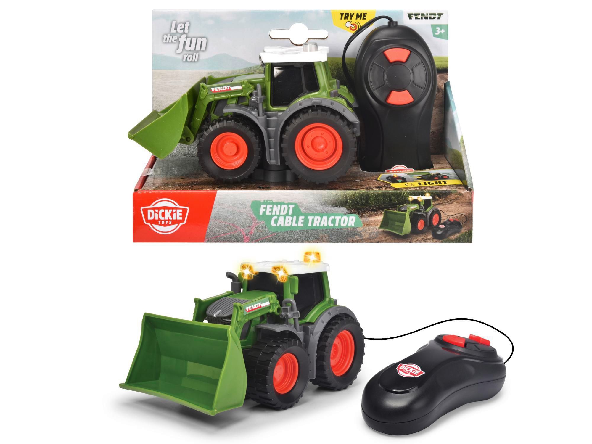 Svět dětí - Dickie Traktor Fendt na kabel, 14cm