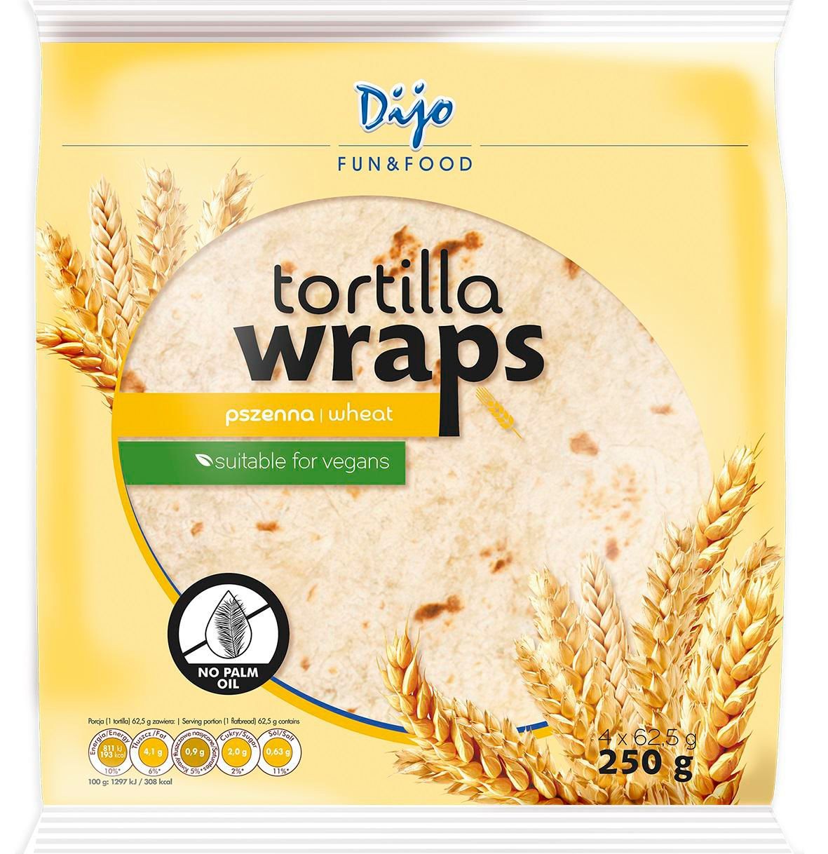 Pekárna a cukrárna - Dijo Tortilla pšeničná 250g