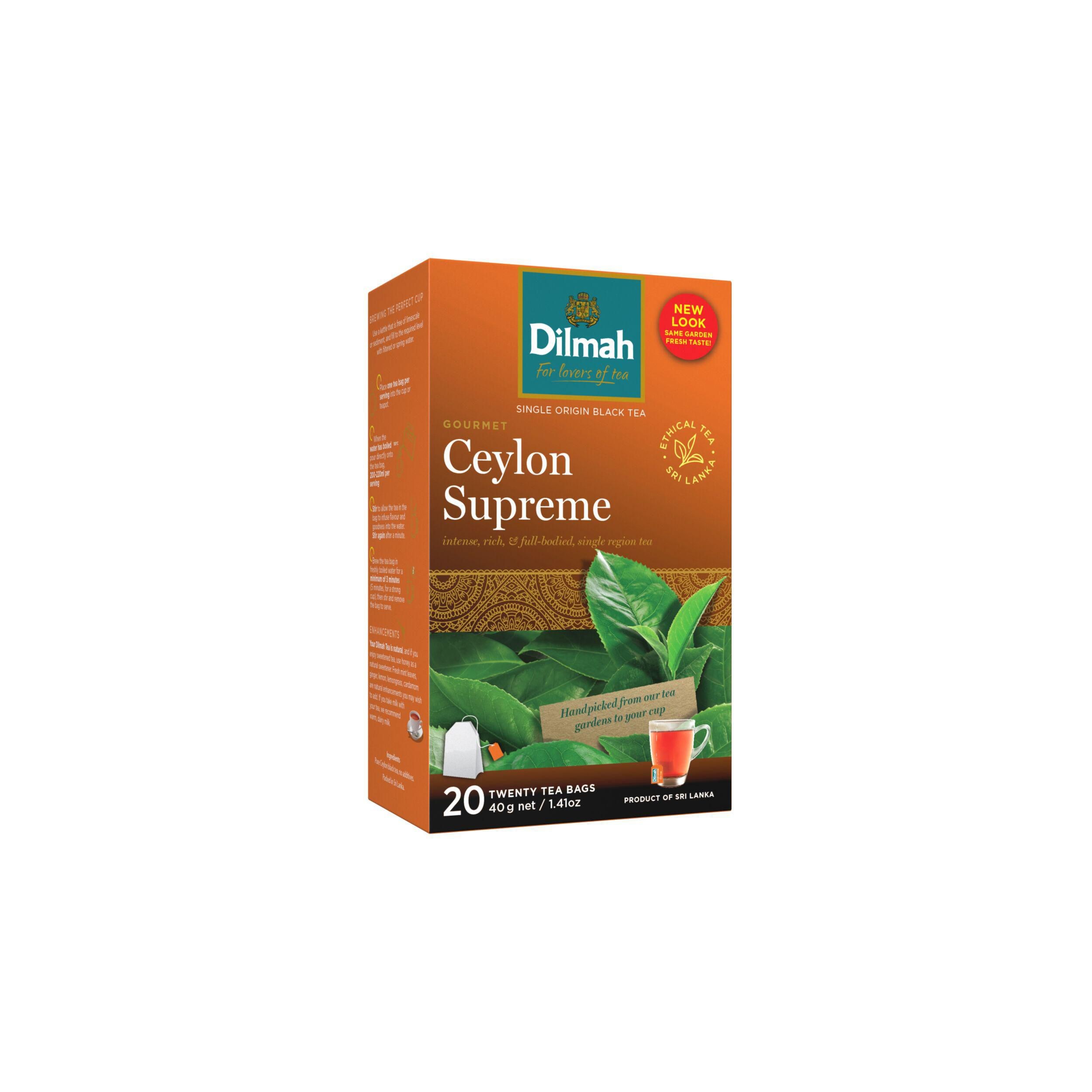 Nápoje - Dilmah Čaj černý Ceylon Supreme 40g