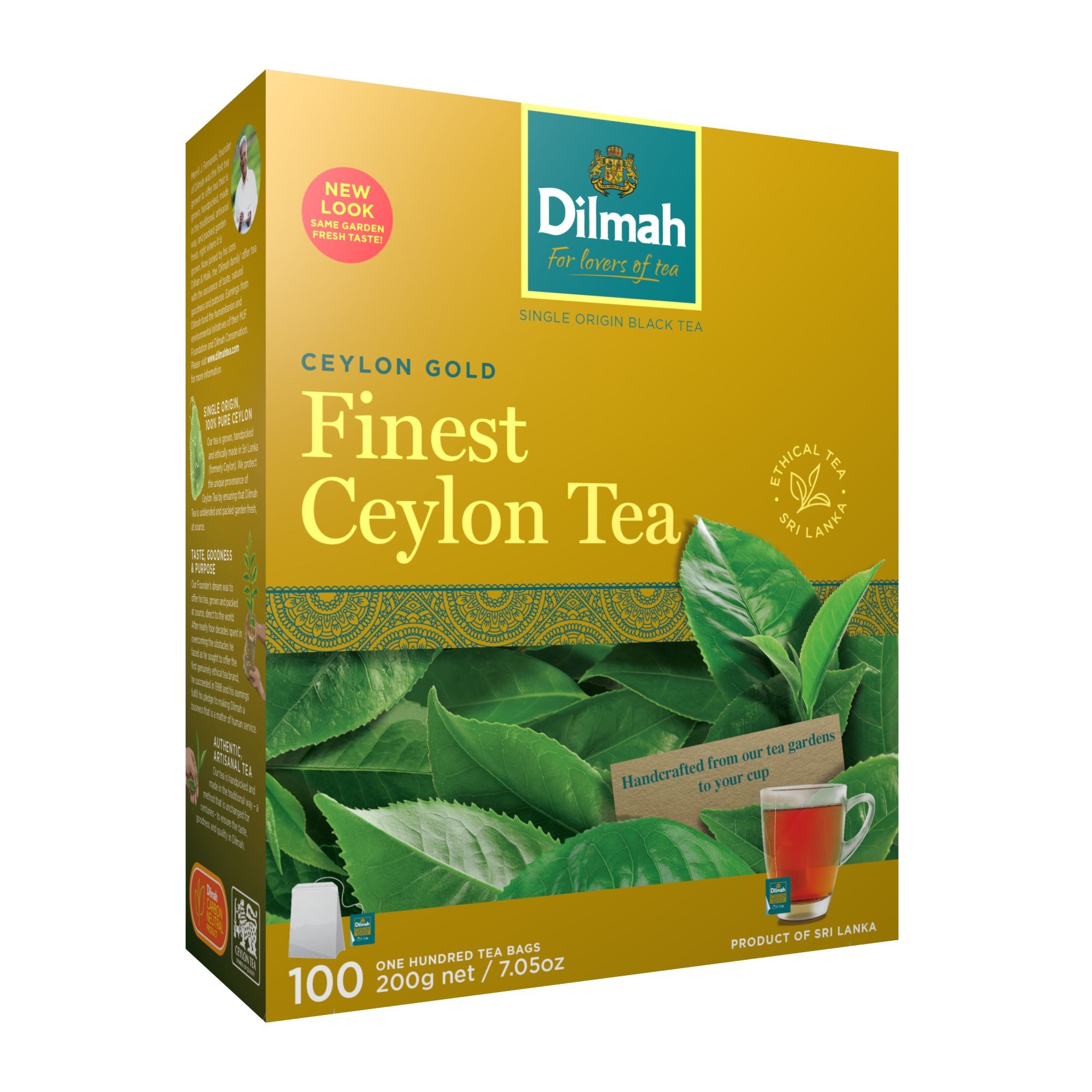 Nápoje - Dilmah Ceylon Gold černý čaj 100x2 g