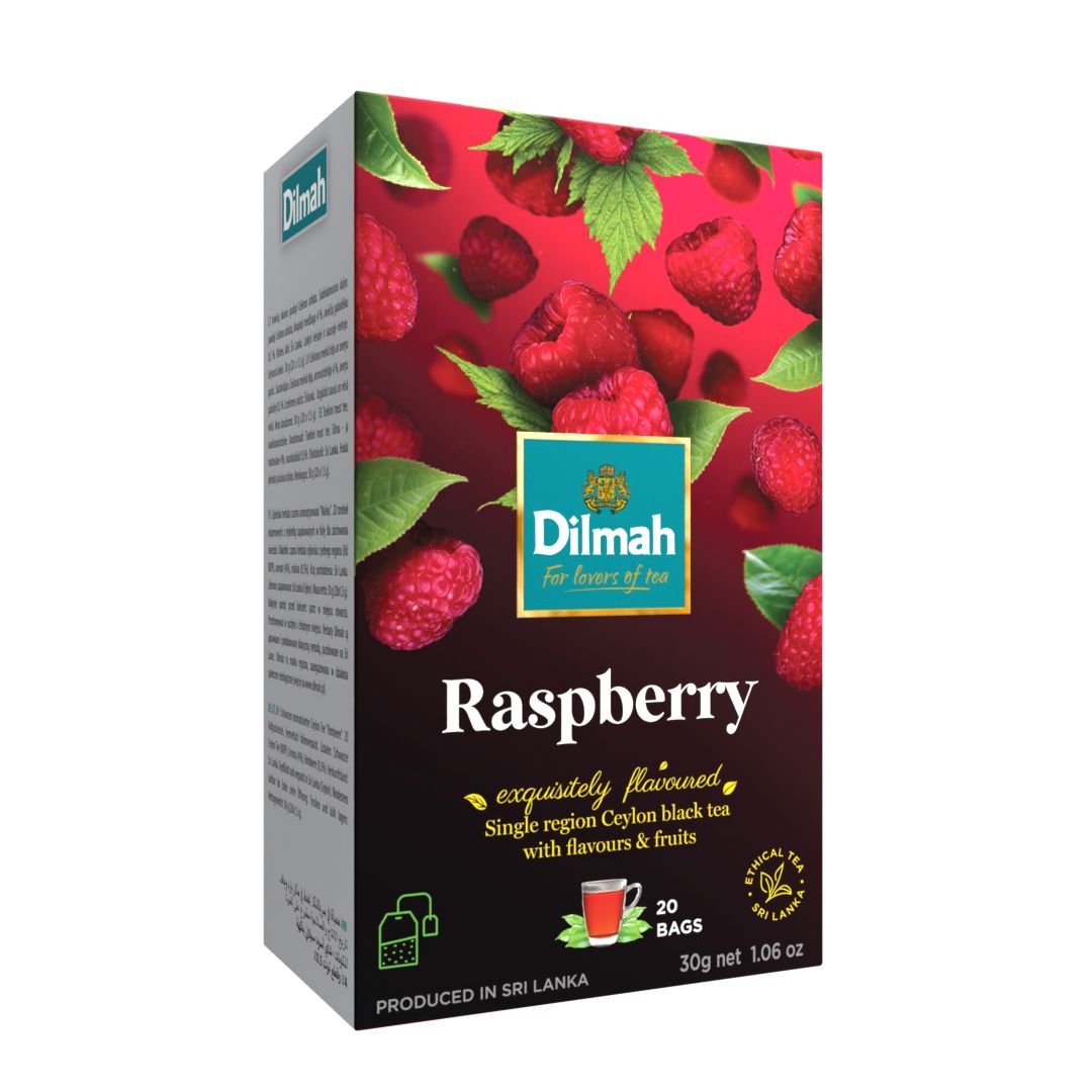 Nápoje - Dilmah Malina cejlonský černý čaj 20x1,5 g