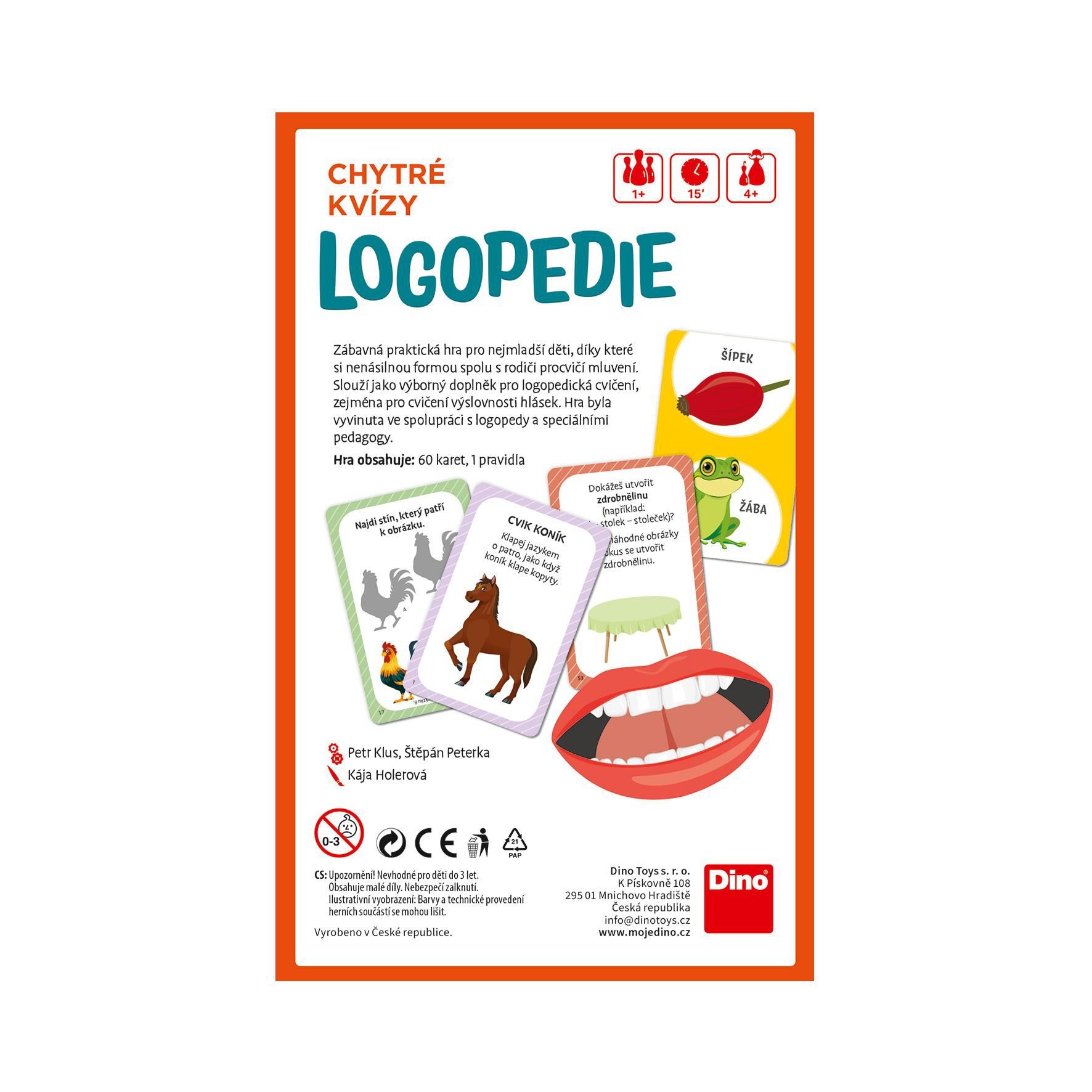 Dino Chytré kvízy - Logopedie, Naučná hra-2