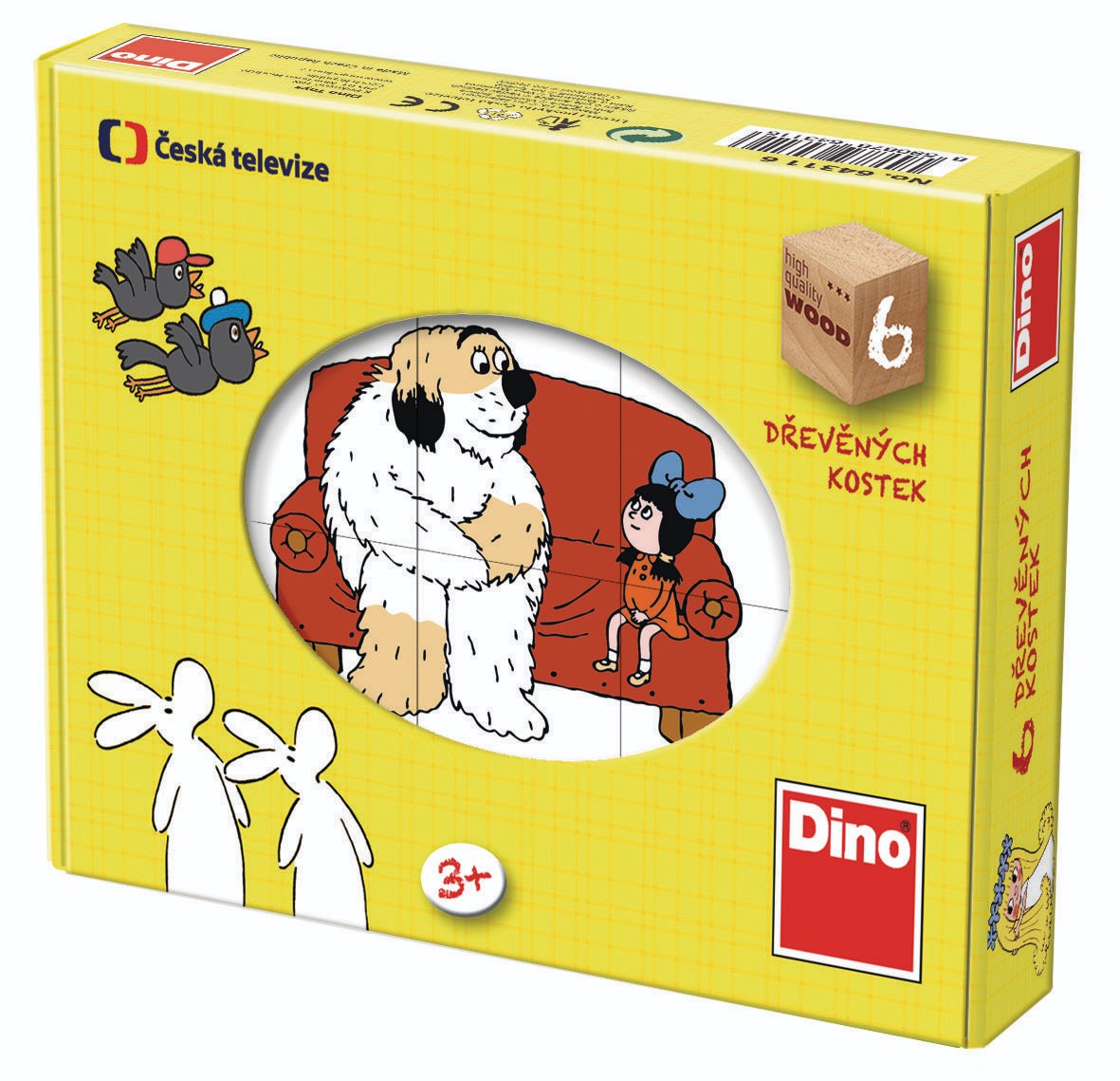 Svět dětí - Dino Disney Série kostky 6ks