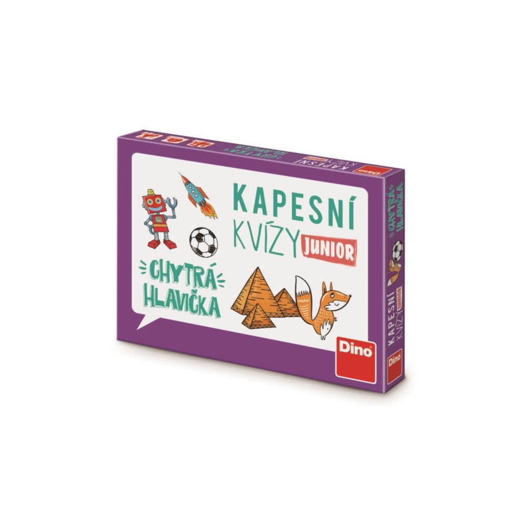 Svět dětí - Dino Kapesní kvízy Junior Chytrá hlavička