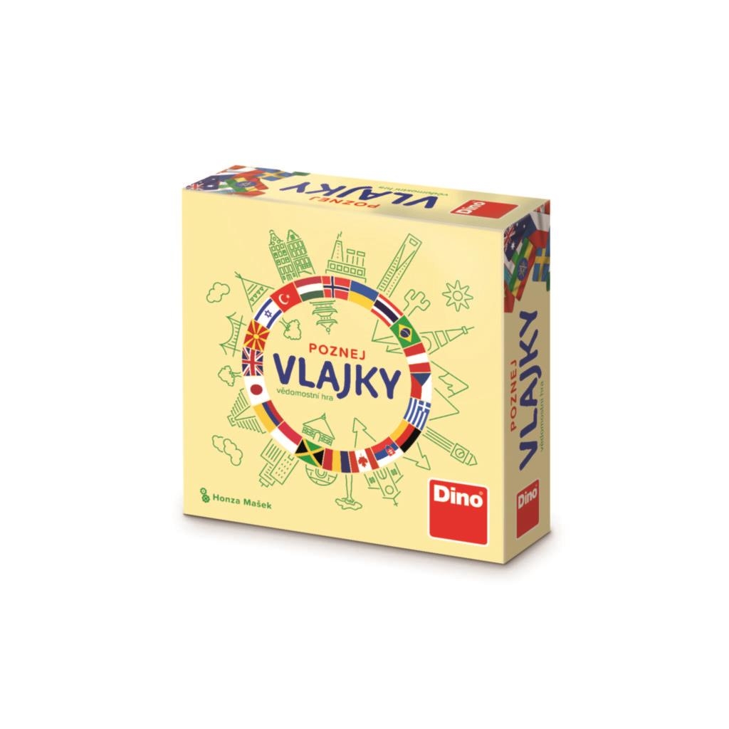 Svět dětí - Dino Poznej vlajky, cestovní hra