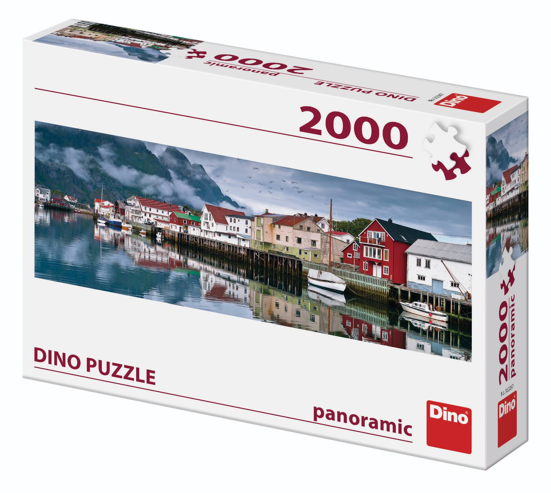 Svět dětí - Dino Série puzzle PANORAMIC 2000 dílků