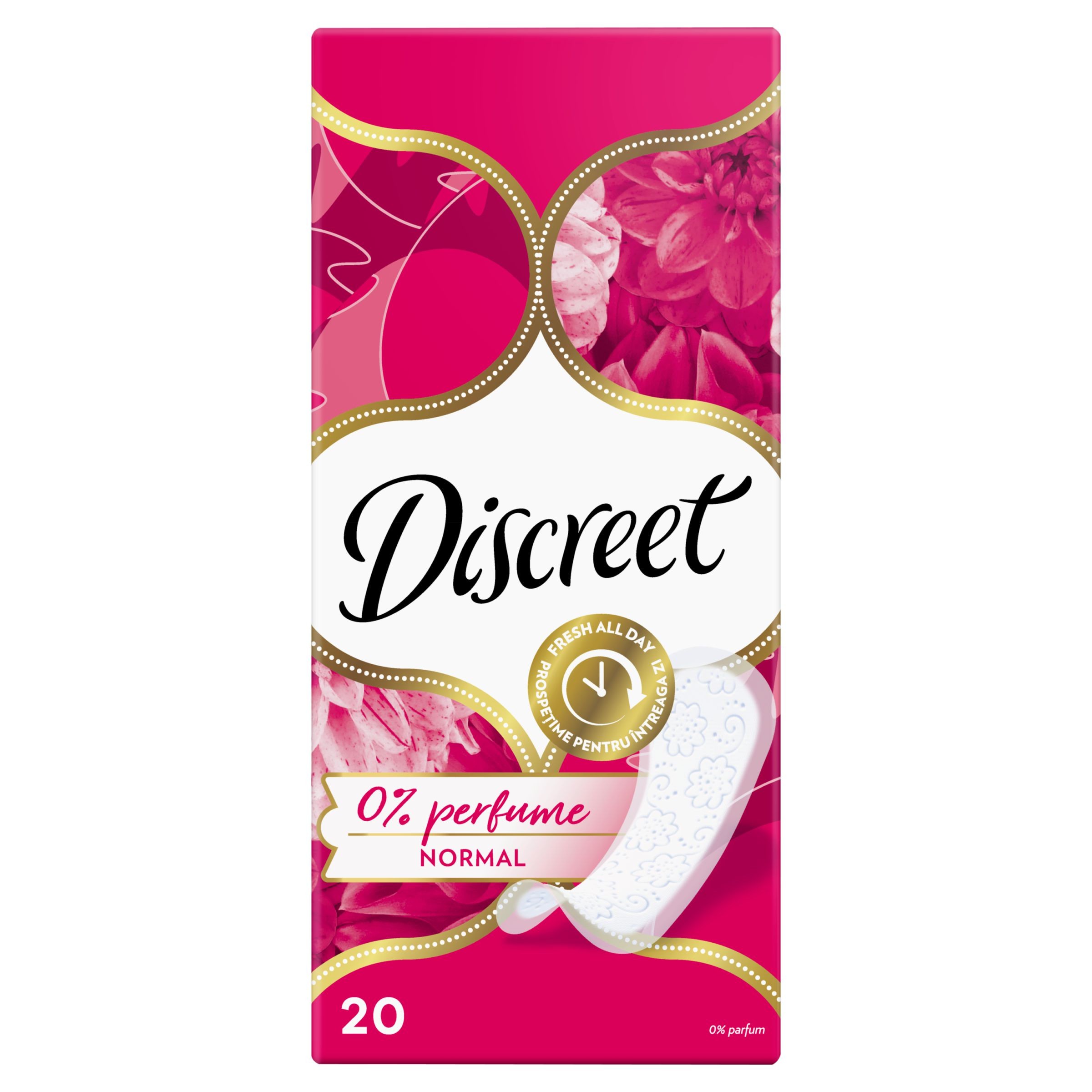Discreet prodyšné neparfémované vložky 20 ks-0