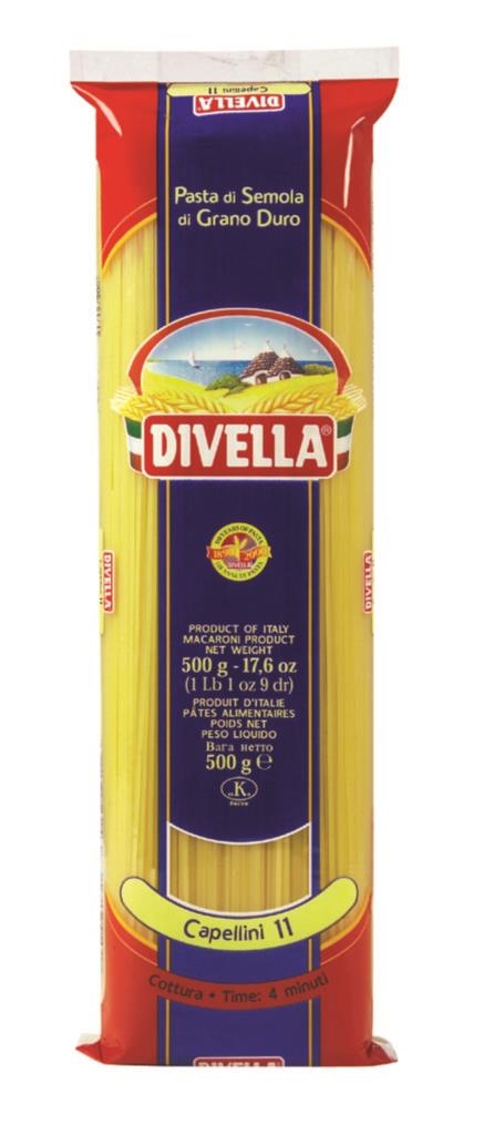 Trvanlivé potraviny - Divella Capellini 500g