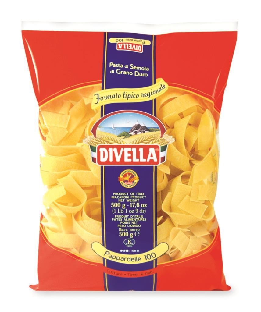 Trvanlivé potraviny - Divella Pappardelle 500g