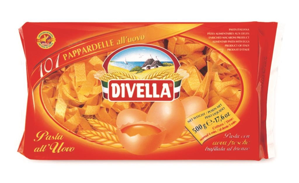 Trvanlivé potraviny - Divella Pappardelle vaječné 500g