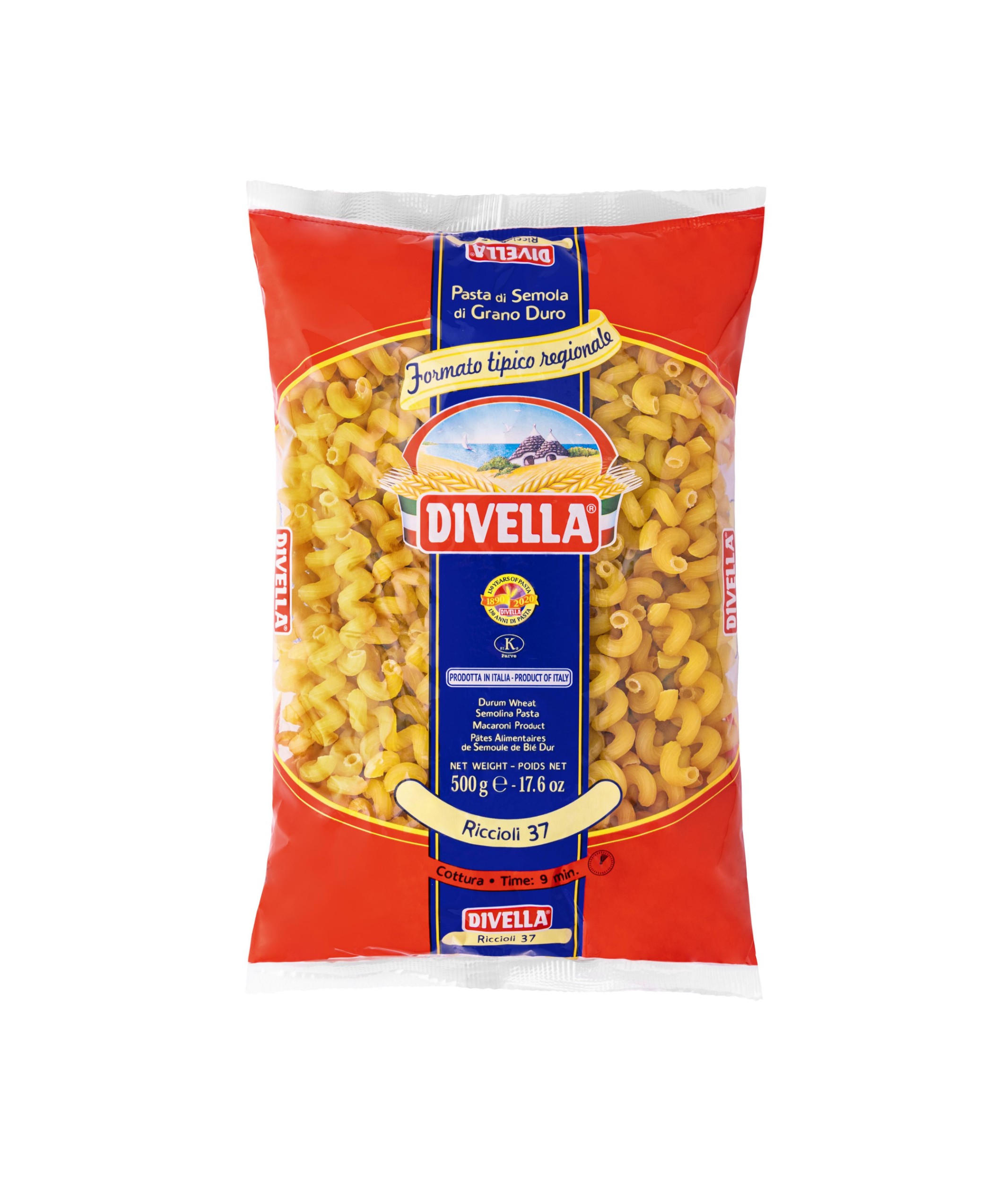 Trvanlivé potraviny - Divella Riccioli 500g