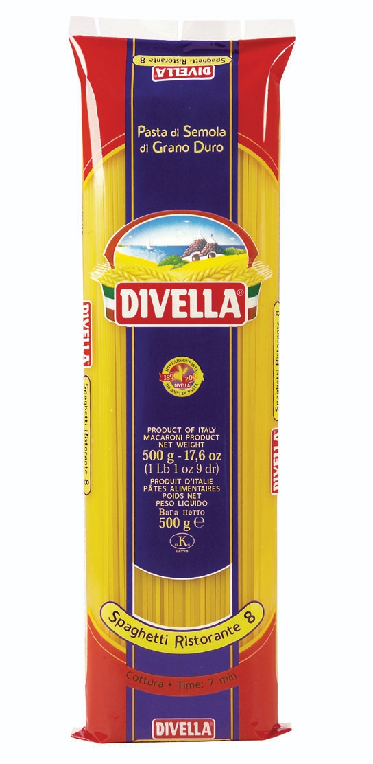Trvanlivé potraviny - Divella Spaghetti ristorante 500g