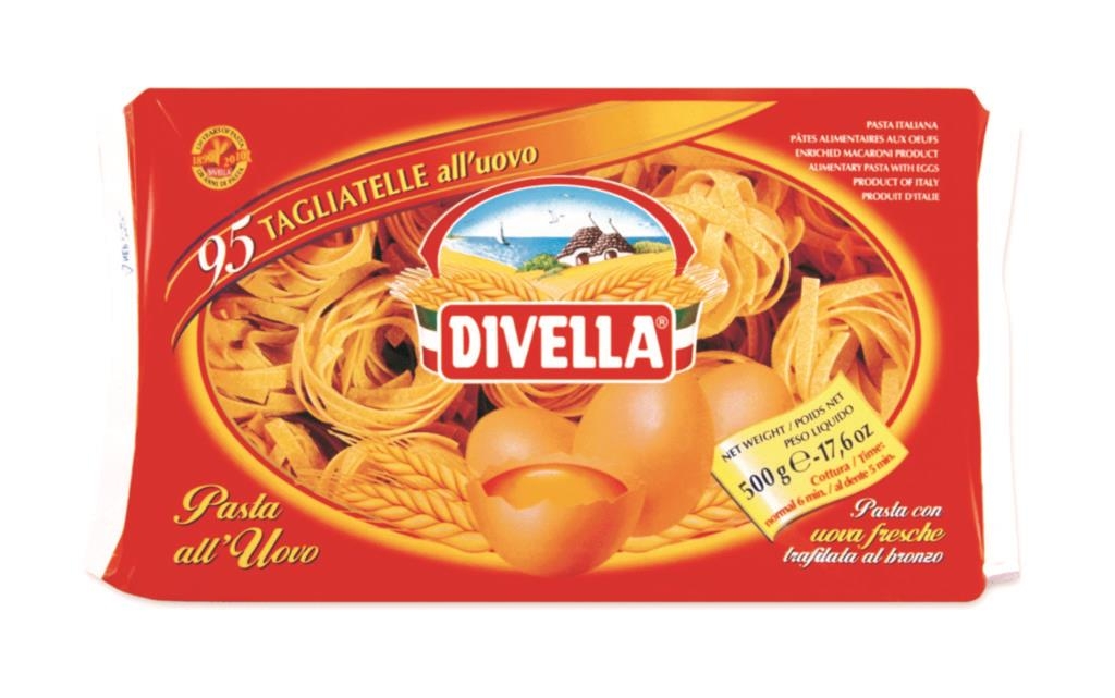 Trvanlivé potraviny - Divella Tagliatelle vaječné 500g