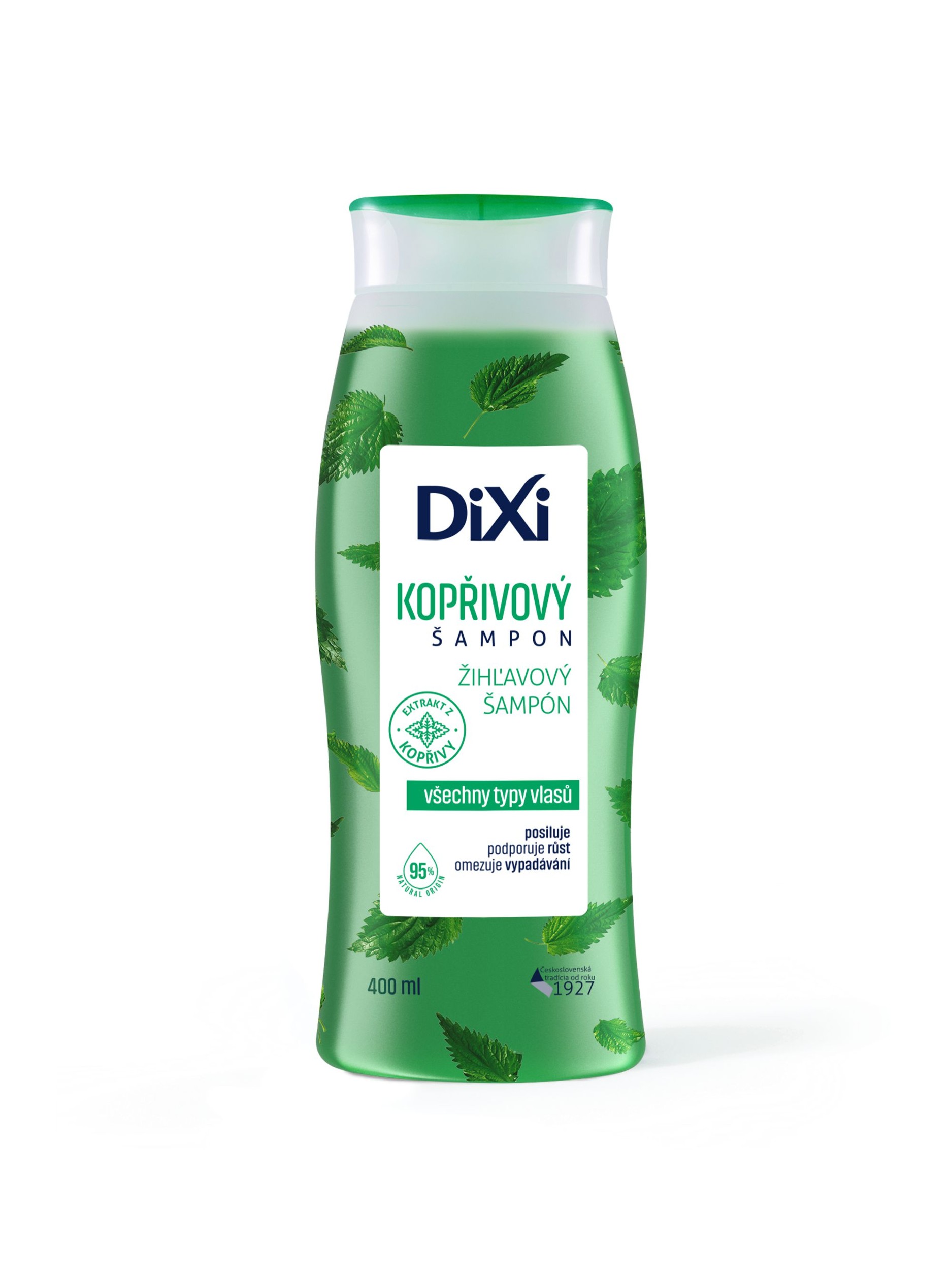 Drogerie a kosmetika - Dixi Kopřivový šampon 400 ml