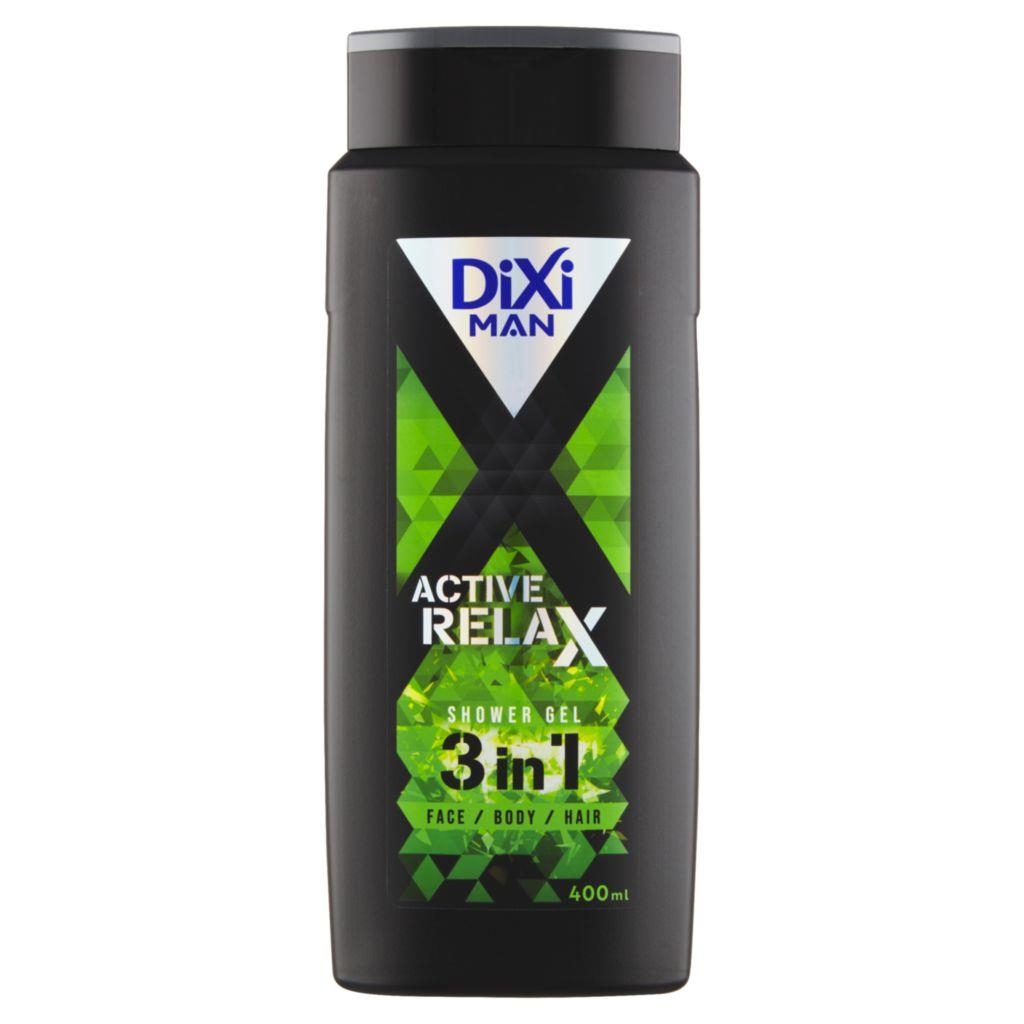 Drogerie a kosmetika - Dixi Man Active Relax 3 in 1 shower gel 400 ml