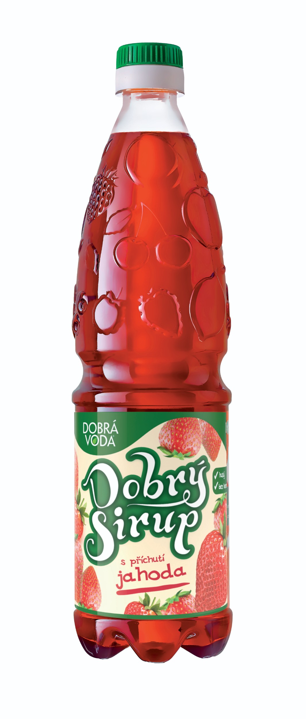 Nápoje - Dobrá Voda Dobrý Sirup s příchutí jahoda 0,7 l