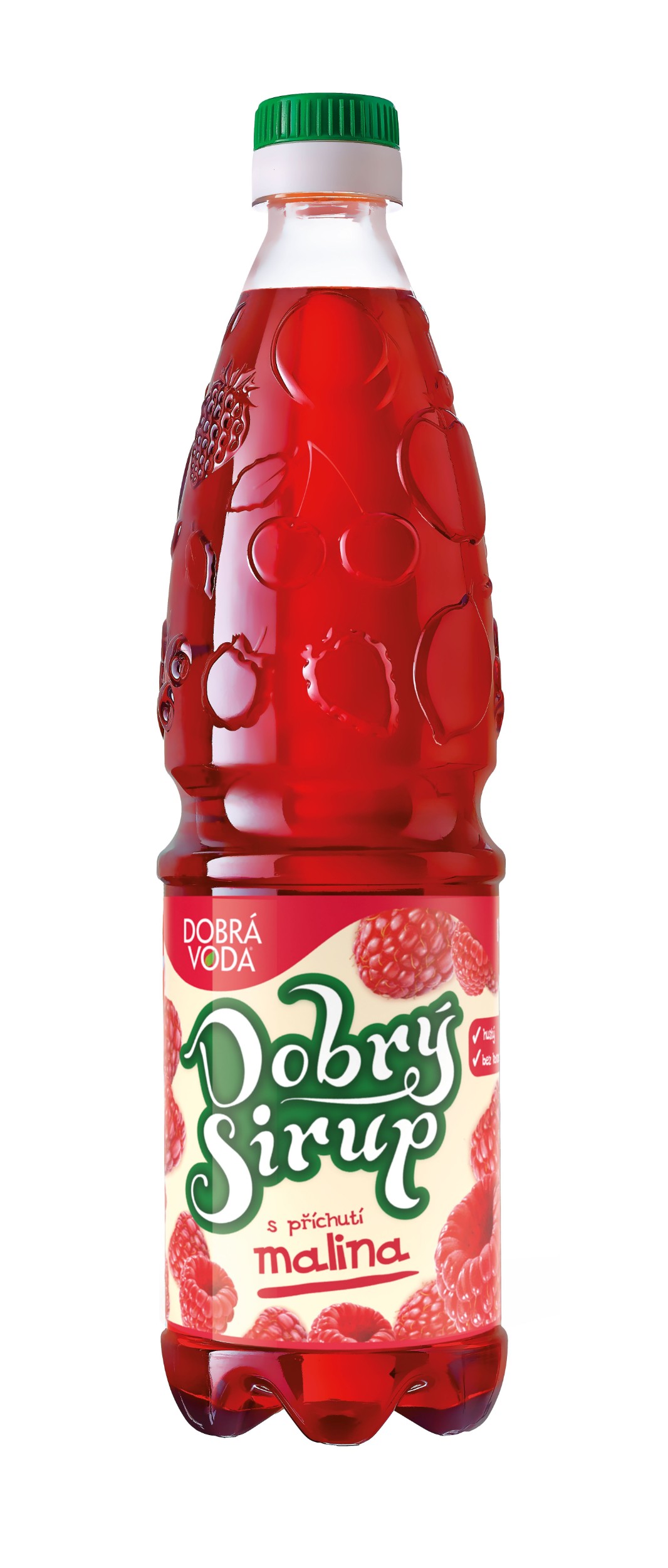Nápoje - Dobrá Voda Dobrý Sirup s příchutí malina 0,7 l