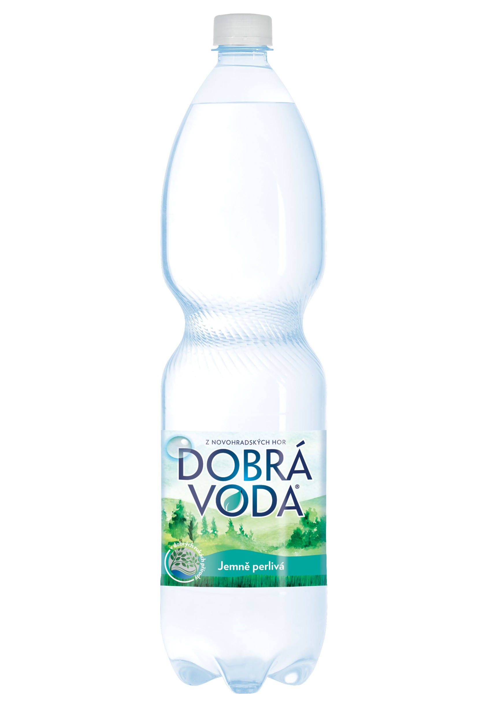 Nápoje - Dobrá Voda Jemně perlivá 1,5 l