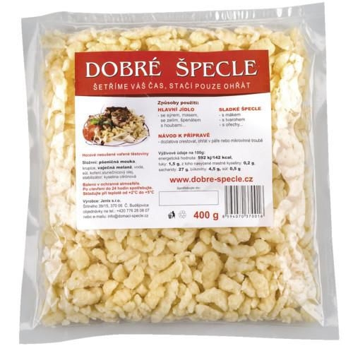 Hotová jídla - Dobré špecle 400 g