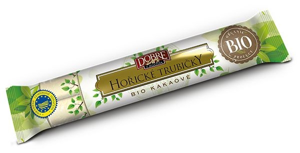 Trvanlivé potraviny - DOBRÉ z Miletína Hořické trubičky BIO kakaové 42g