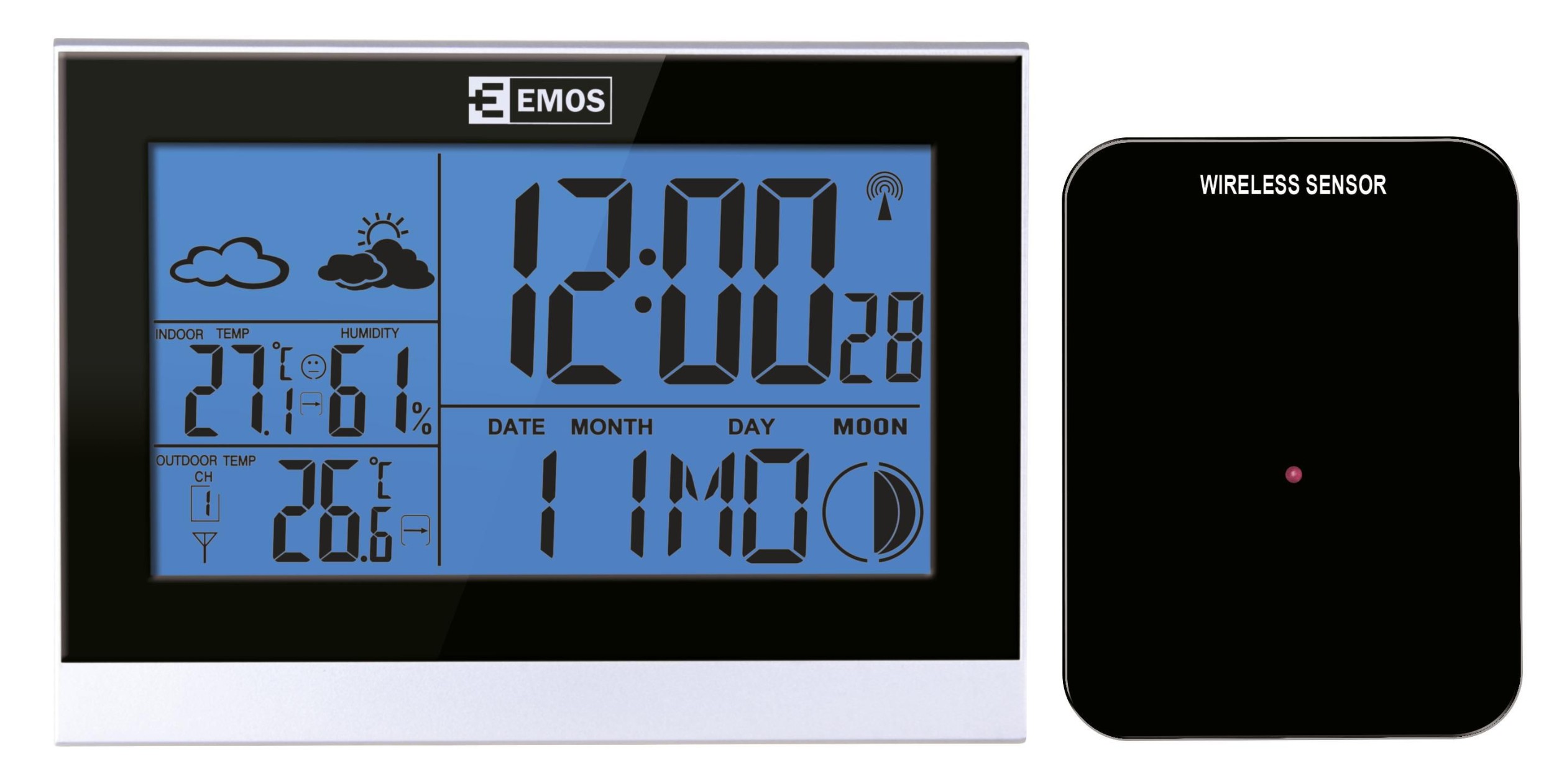 Elektro - Domácí bezdrátová meteostanice Emos E3070