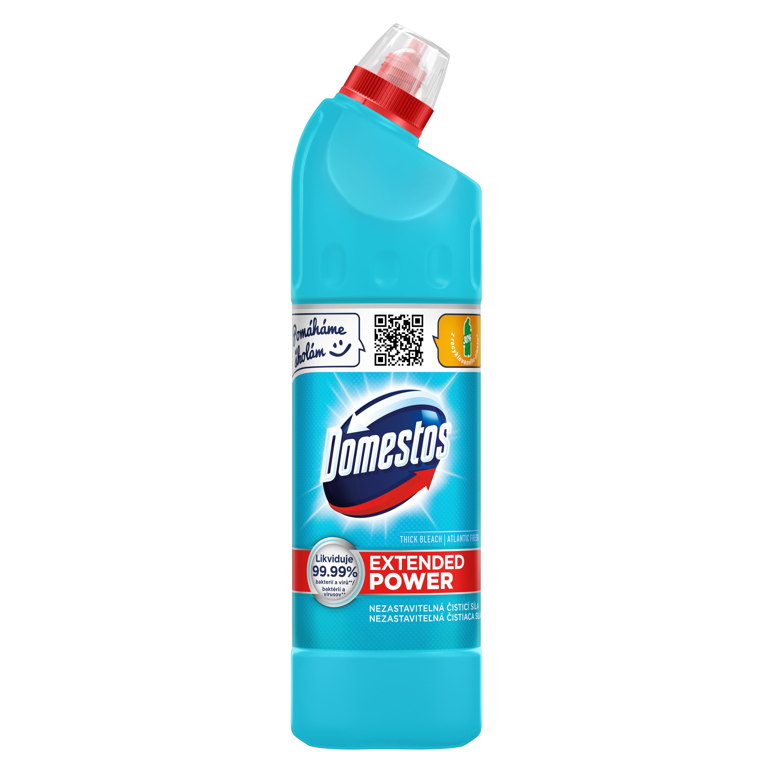 Domestos Atlantic tekutý dezinfekční a čistící přípravek na toalety 750 ml-0